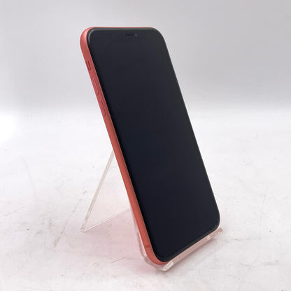 【最速発送】Apple iPhone iPhone XR 64GB コーラル au 白ロム【難有】 80%