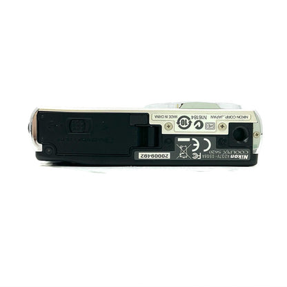 【全額返金保証】【最速発送】Nikon コンパクトデジタルカメラ COOLPIX S620 シルバー 動作確認済