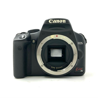 【全額返金保証】【最速発送】Canon デジタル一眼 EOS Kiss X2 ボディ ブラック 動作確認済