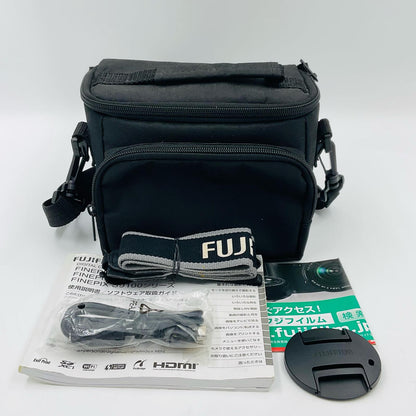 【全額返金保証】【最速発送】FUJIFILM コンパクトデジタルカメラ FinePix S9200 ブラック 美品 動作確認済
