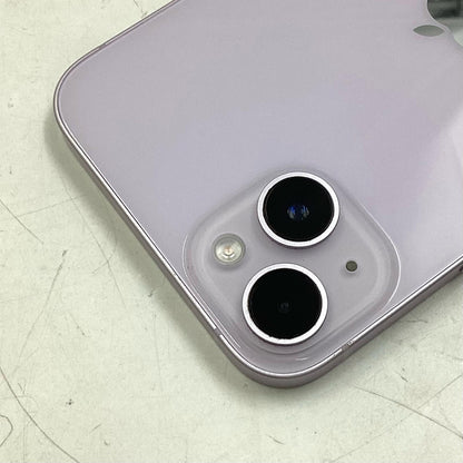 【最速発送】Apple iPhone iPhone 14 Plus 128GB パープル au SIMフリー 白ロム【難有】 81%