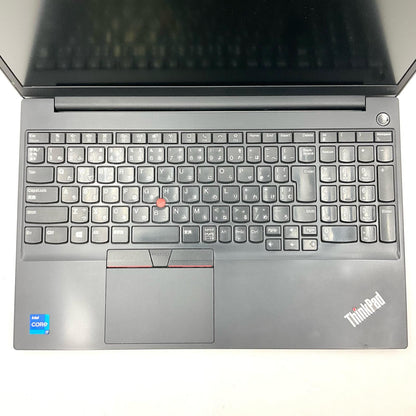 【全額返金保証】【最速発送】Lenovo ThinkPad E15 20TES1FS00 Corei7 1165G7 2.80GHz 16GB M.2 SSD 256GB 99.4% 美品 動作確認済