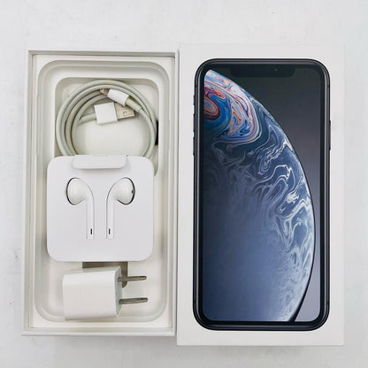 【全額返金保証】【最速発送】Apple iPhone iPhone XR 64GB ブラック docomo SIMフリー 白ロム 動作確認済 94%
