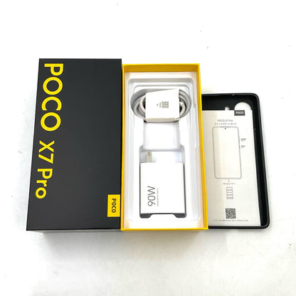 【全額返金保証】【最速発送】Poco X7 Pro 512GB グリーン SIMフリー 2412DPC0AG 白ロム 動作確認済
