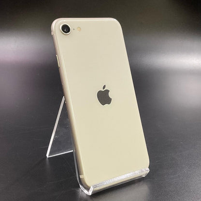 【全額返金保証】【最速発送】Apple iPhone iPhone SE（第3世代） 128GB ホワイト docomo SIMフリー 白ロム 動作確認済 78%