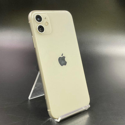 【最速発送】Apple iPhone iPhone 11 128GB ホワイト docomo SIMフリー 白ロム【難有】 76%