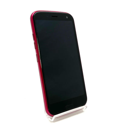 【全額返金保証】【最速発送】富士通 らくらくスマートフォン 64GB ピンク docomo SIMフリー F-52B 白ロム 美品 動作確認済