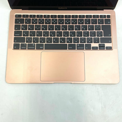 【全額返金保証】【最速発送】Apple MacBook Air 13インチ 2020 1.1 GHz デュアルコア Intel Core i3 8GB 256GB ゴールド 美品 動作確認済