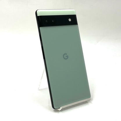 【全額返金保証】【最速発送】Google Pixel 6a 128GB Sage au SIMフリー GB17L 白ロム 美品 動作確認済