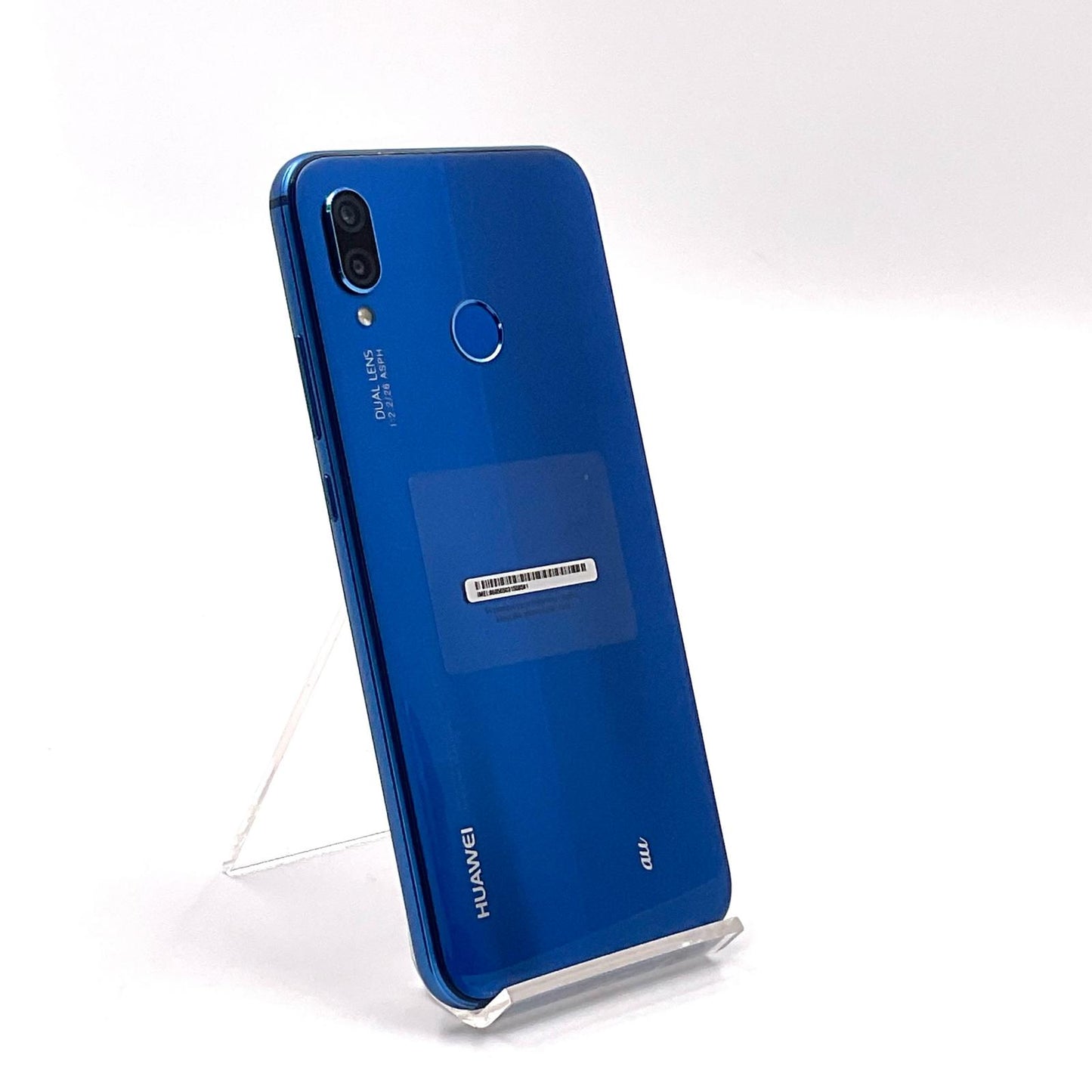 【全額返金保証】【最速発送】Huawei P20 lite 64GB クラインブルー au HWV32 白ロム 超美品 動作確認済