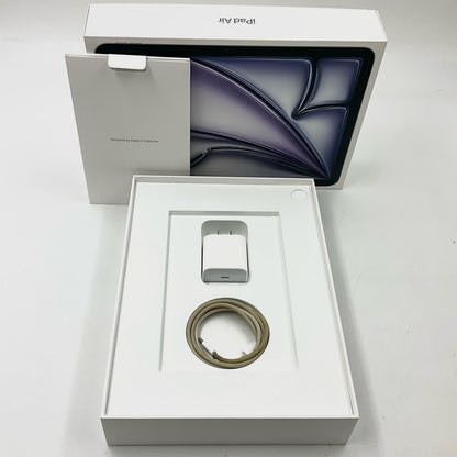 【全額返金保証】【最速発送】Apple iPad Air M2 11インチ 512GB スペースグレイ WiFi+Cellular au SIMフリー 白ロム 美品 動作確認済