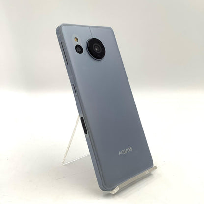 【全額返金保証】【最速発送】SHARP AQUOS sense7 128GB ブルー SIMフリー SH-M24 白ロム 美品 動作確認済