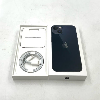 【全額返金保証】【最速発送】Apple iPhone iPhone 13 128GB ミッドナイト au 白ロム 美品 動作確認済 82%
