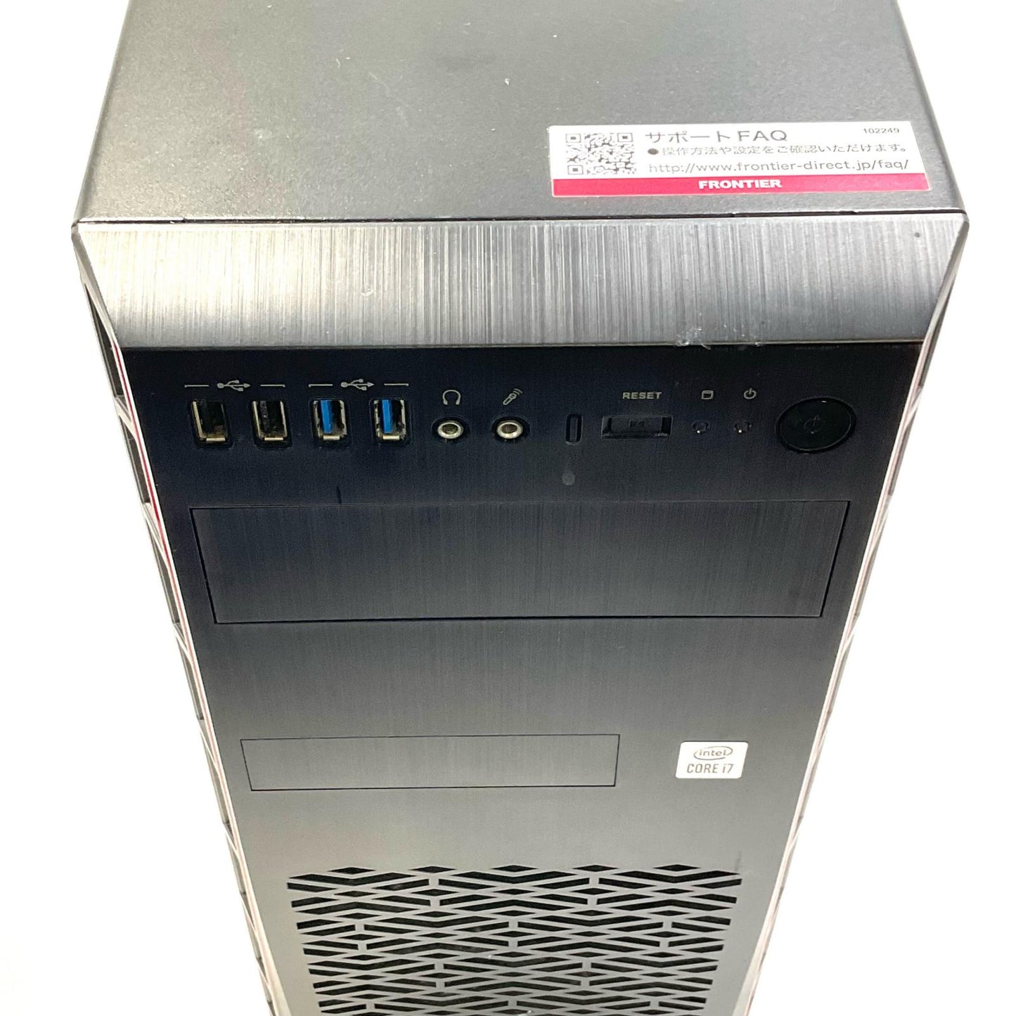 【全額返金保証】【最速発送】フロンティア ゲーミングデスクトップpc intel core i7-10700F 32GB M.2 SSD 1TB NVIDIA GeForce RTX 3060 12GB 動作確認済