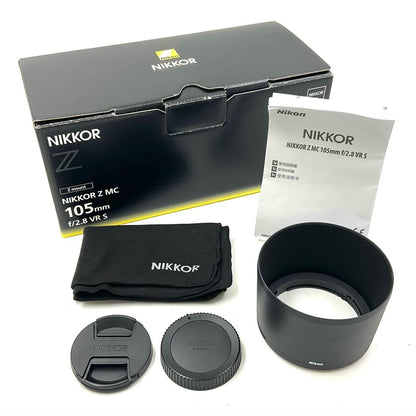 【全額返金保証】【最速発送】Nikon NIKKOR Z MC 105mm f/2.8 VR S 美品 動作確認済
