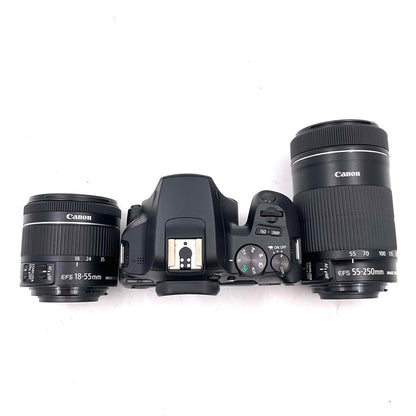 【全額返金保証】【最速発送】Canon デジタル一眼 EOS Kiss X10 ダブルズームキット 美品 動作確認済