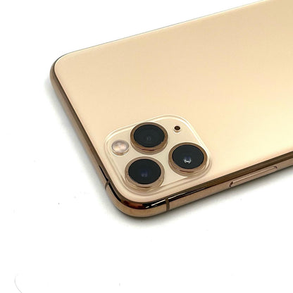 【全額返金保証】【最速発送】Apple iPhone iPhone 11 Pro Max 256GB ゴールド docomo 白ロム 動作確認済 79%