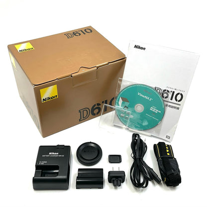 【全額返金保証】【最速発送】Nikon デジタル一眼 D610 ボディ ブラック 美品 動作確認済