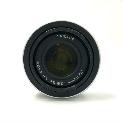 【全額返金保証】【最速発送】Nikon 1 NIKKOR VR 30-110mm f/3.8-5.6 ホワイト 動作確認済