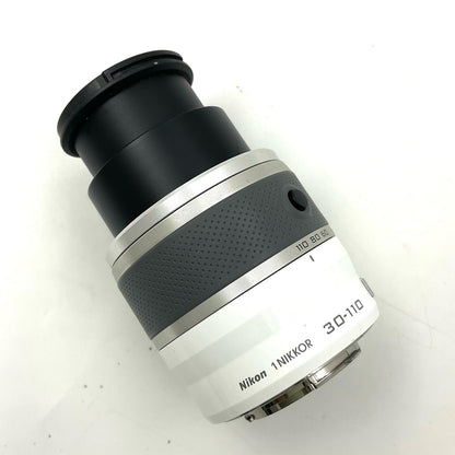 【全額返金保証】【最速発送】Nikon 1 NIKKOR VR 30-110mm f/3.8-5.6 ホワイト 動作確認済