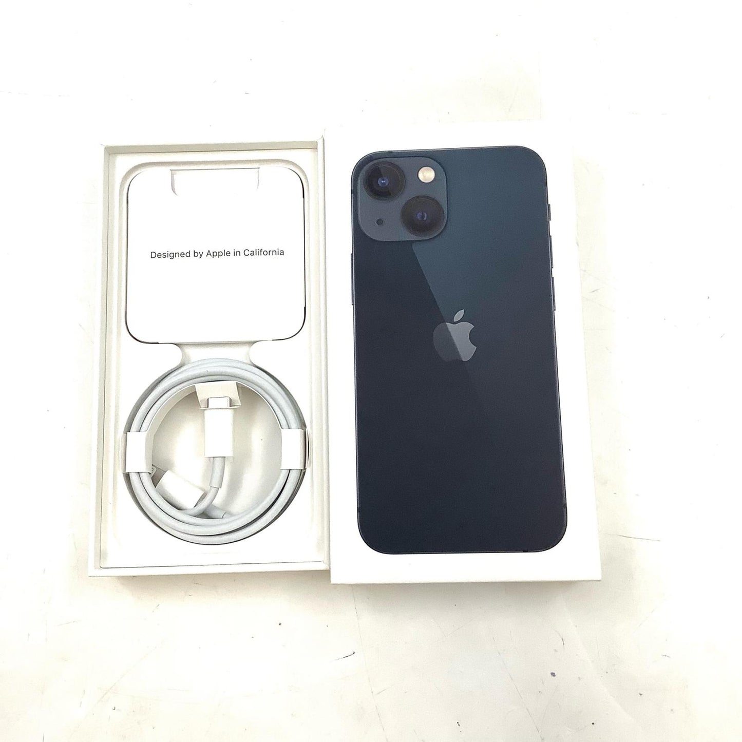 【全額返金保証】【最速発送】Apple iPhone iPhone mini 13 128GB ミッドナイト Softbank SIMフリー 白ロム 動作確認済 74%