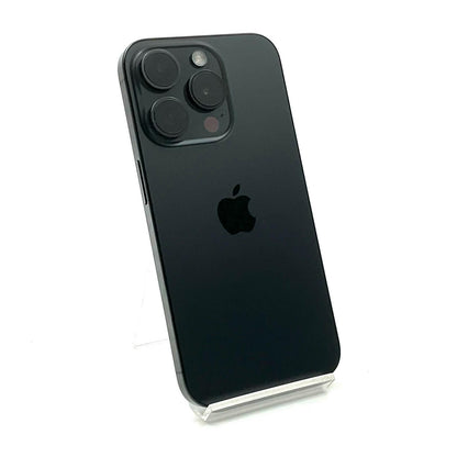 【全額返金保証】【最速発送】Apple iPhone iPhone Pro 15 Pro 128GB ブラックチタニウム au SIMフリー 白ロム 美品 動作確認済 85%