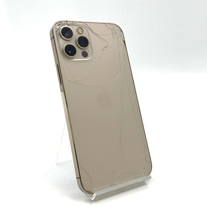 【最速発送】Apple iPhone iPhone 12 Pro 256GB ゴールド docomo 白ロム【難有】 72%