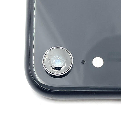 【最速発送】Apple iPhone iPhone XR 64GB ブラック au SIMフリー 白ロム【難有】 85%