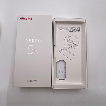 【全額返金保証】【最速発送】Sony Xperia 5 IV 128GB グリーン docomo SO-54C 白ロム 動作確認済