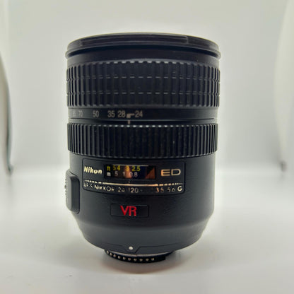 【全額返金保証】【最速発送】Nikon NIKKOR AF-S 24-120mm 3.5-5.6 G 美品 動作確認済