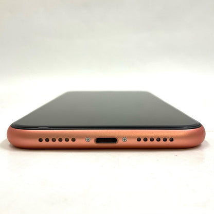【全額返金保証】【最速発送】Apple iPhone iPhone XR 64GB コーラル Softbank SIMフリー 白ロム 動作確認済 82%