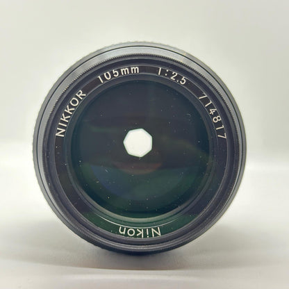 【全額返金保証】【最速発送】Nikon NIKKOR 105mm F2.5 美品 動作確認済