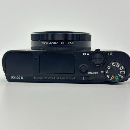 【全額返金保証】【最速発送】Sony コンパクトデジタルカメラ サイバーショット DSC-RX100M3 美品 動作確認済