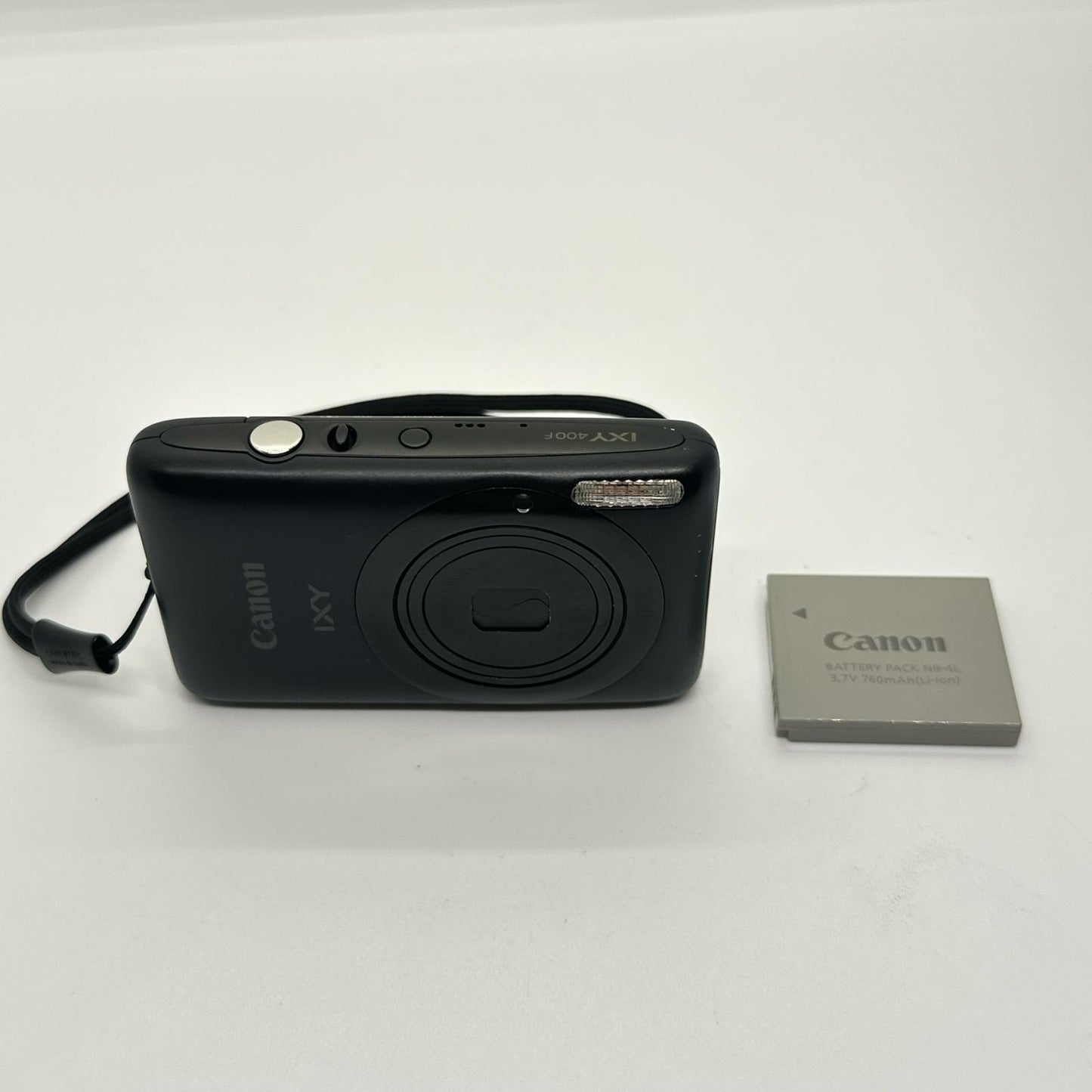 【全額返金保証】【最速発送】Canon コンパクトデジタルカメラ IXY 400F ブラック 動作確認済
