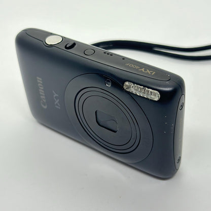 【全額返金保証】【最速発送】Canon コンパクトデジタルカメラ IXY 400F ブラック 動作確認済