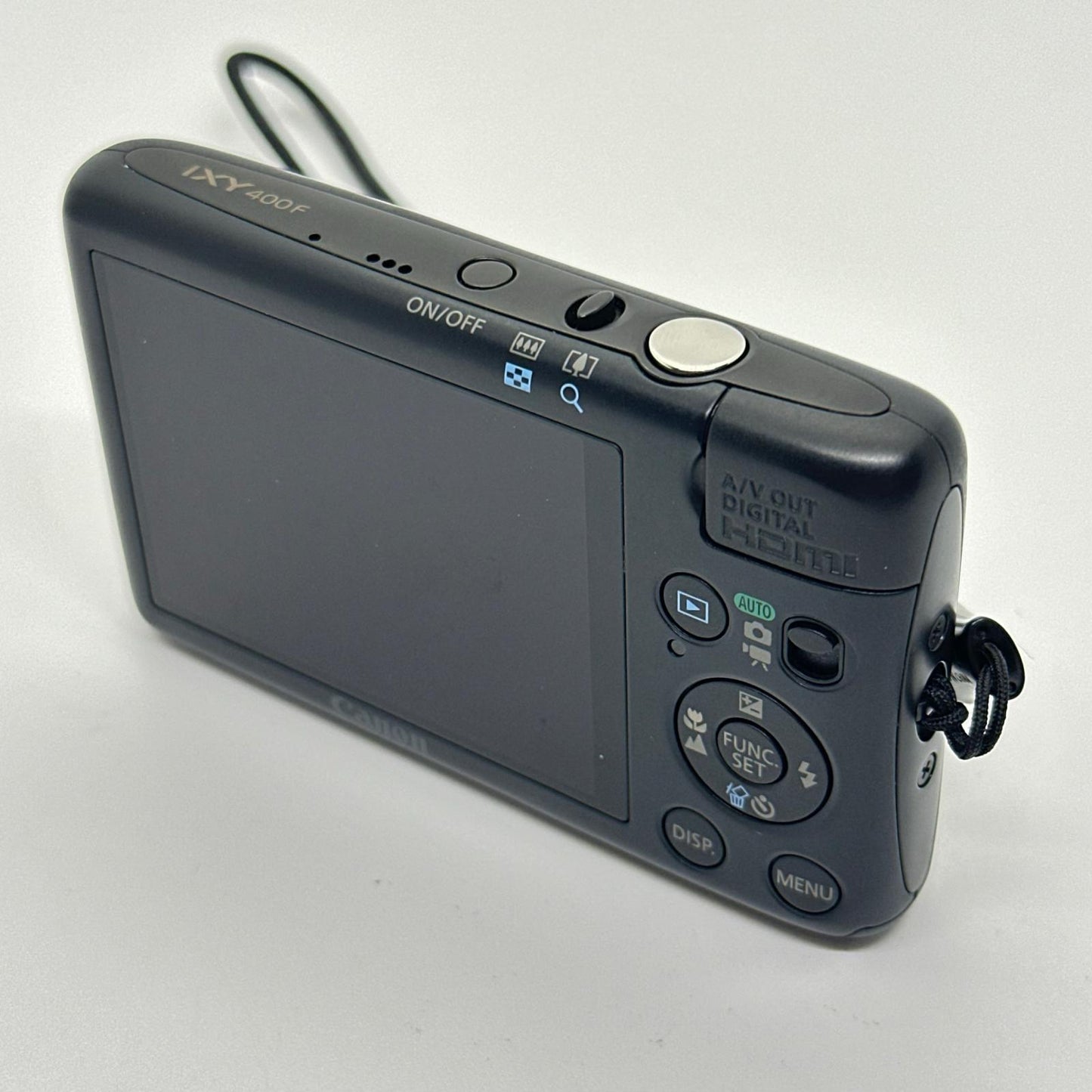 【全額返金保証】【最速発送】Canon コンパクトデジタルカメラ IXY 400F ブラック 動作確認済