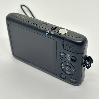 【全額返金保証】【最速発送】Canon コンパクトデジタルカメラ IXY 400F ブラック 動作確認済