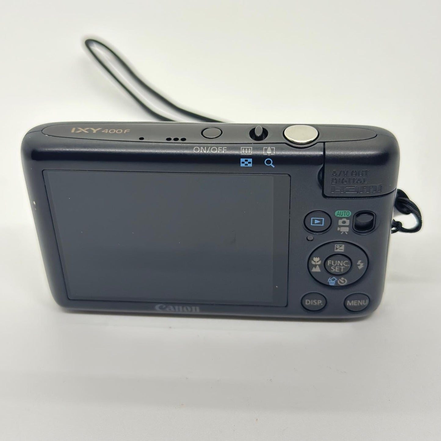 【全額返金保証】【最速発送】Canon コンパクトデジタルカメラ IXY 400F ブラック 動作確認済