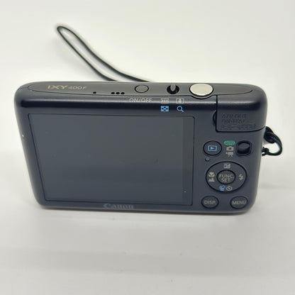 【全額返金保証】【最速発送】Canon コンパクトデジタルカメラ IXY 400F ブラック 動作確認済
