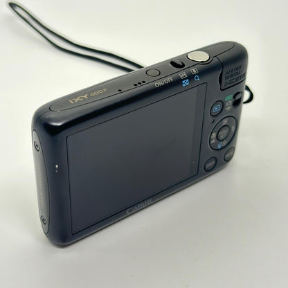 【全額返金保証】【最速発送】Canon コンパクトデジタルカメラ IXY 400F ブラック 動作確認済