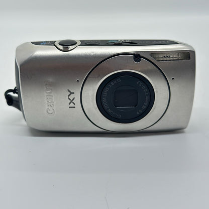 【全額返金保証】【最速発送】Canon コンパクトデジタルカメラ IXY 30S シルバー 動作確認済