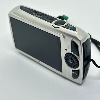 【全額返金保証】【最速発送】Canon コンパクトデジタルカメラ IXY 30S シルバー 動作確認済