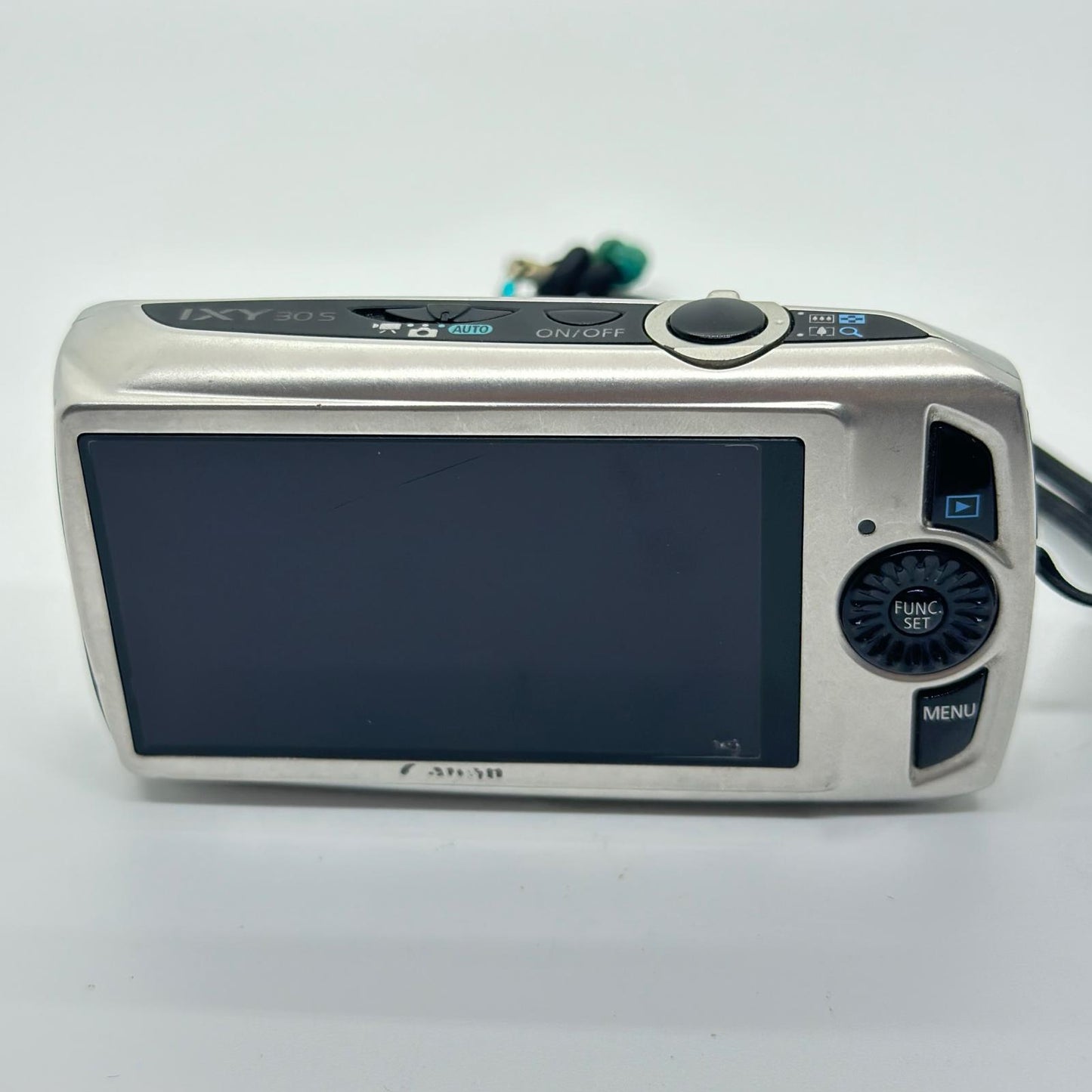 【全額返金保証】【最速発送】Canon コンパクトデジタルカメラ IXY 30S シルバー 動作確認済