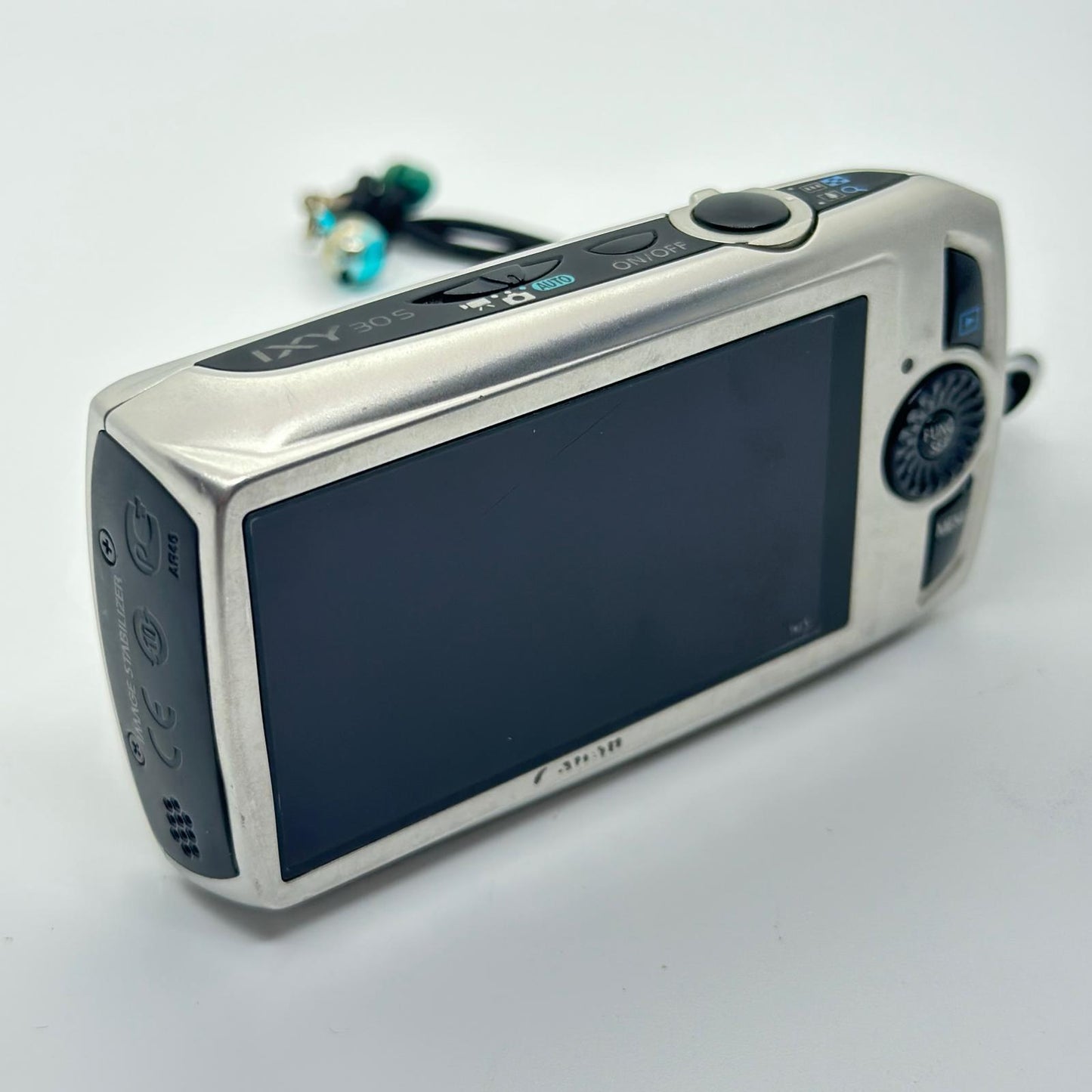 【全額返金保証】【最速発送】Canon コンパクトデジタルカメラ IXY 30S シルバー 動作確認済