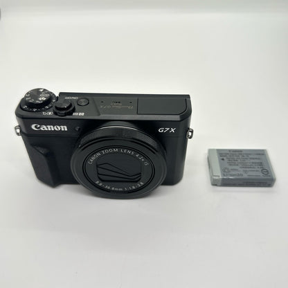 【全額返金保証】【最速発送】Canon コンパクトデジタルカメラ PowerShot G7X MarkⅡ 動作確認済
