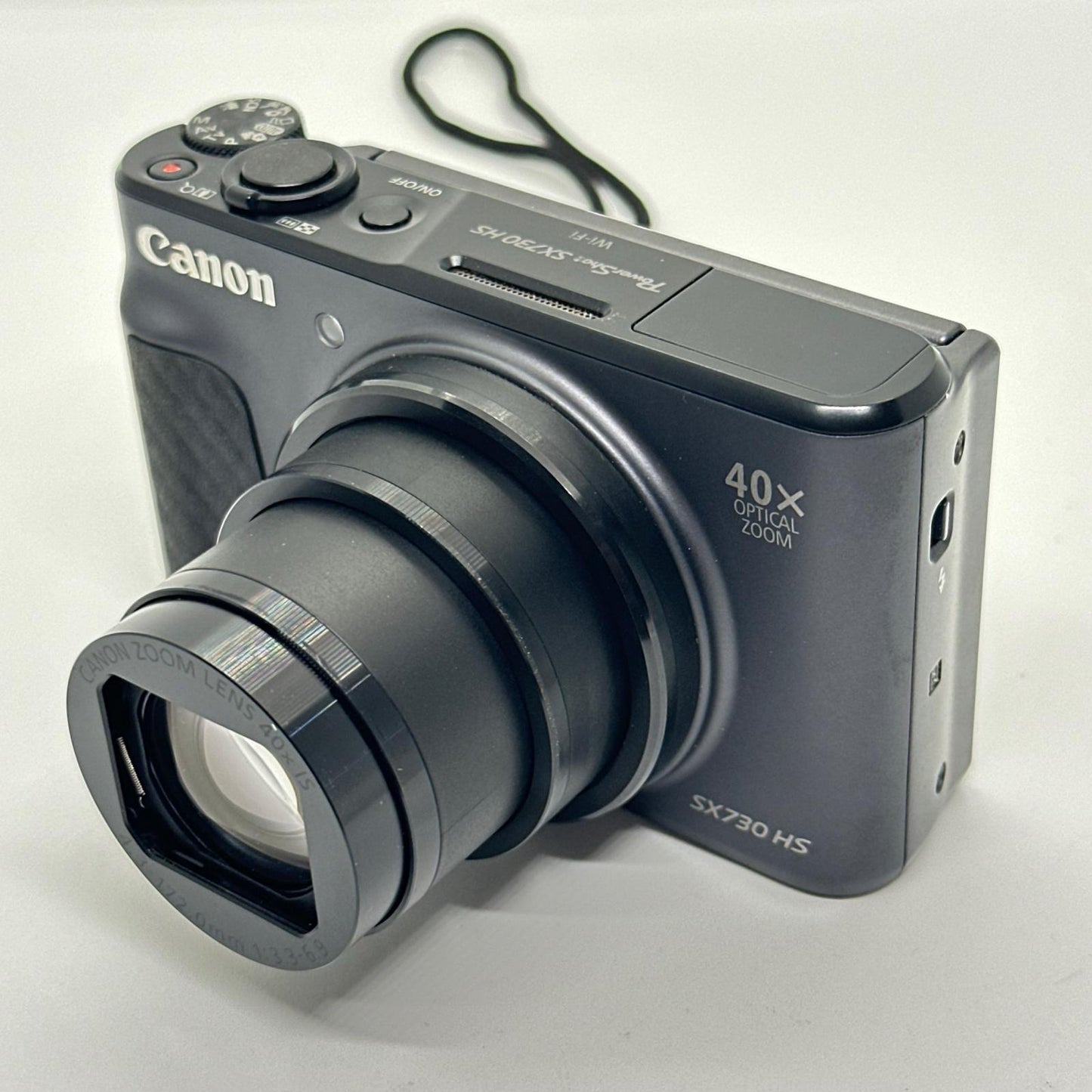 【全額返金保証】【最速発送】Canon コンパクトデジタルカメラ PowerShot SX730 ブラック 動作確認済
