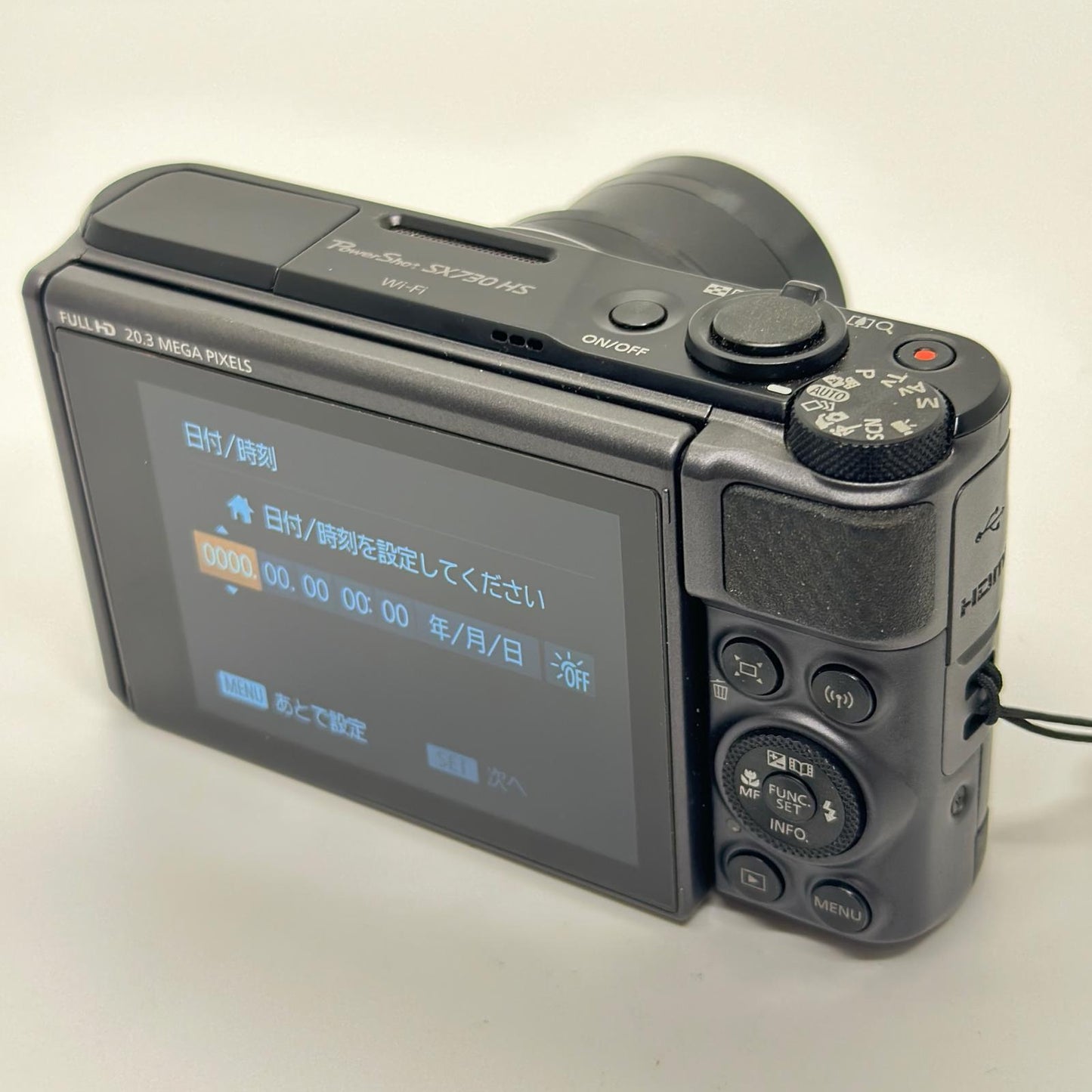 【全額返金保証】【最速発送】Canon コンパクトデジタルカメラ PowerShot SX730 ブラック 動作確認済