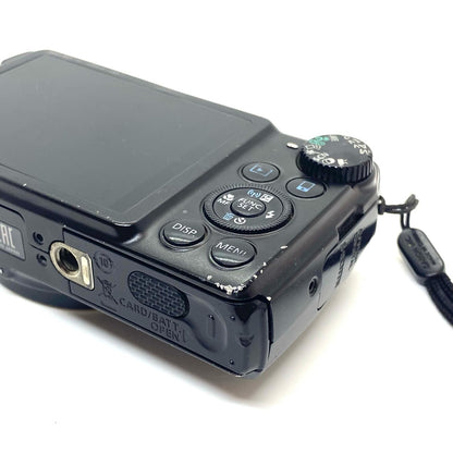 【全額返金保証】【最速発送】Canon コンパクトデジタルカメラ PowerShot SX700 HS ブラック 動作確認済
