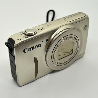 【全額返金保証】【最速発送】Canon コンパクトデジタルカメラ PowerShot SX600 HS ゴールド 動作確認済