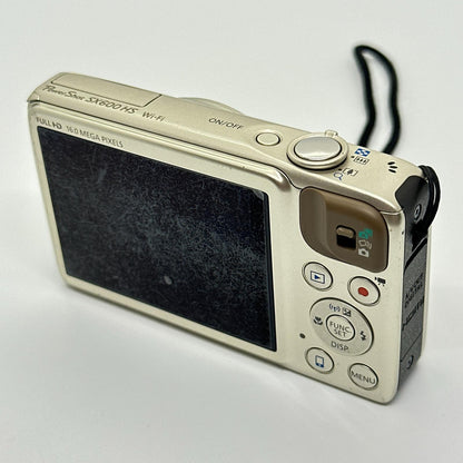 【全額返金保証】【最速発送】Canon コンパクトデジタルカメラ PowerShot SX600 HS ゴールド 動作確認済